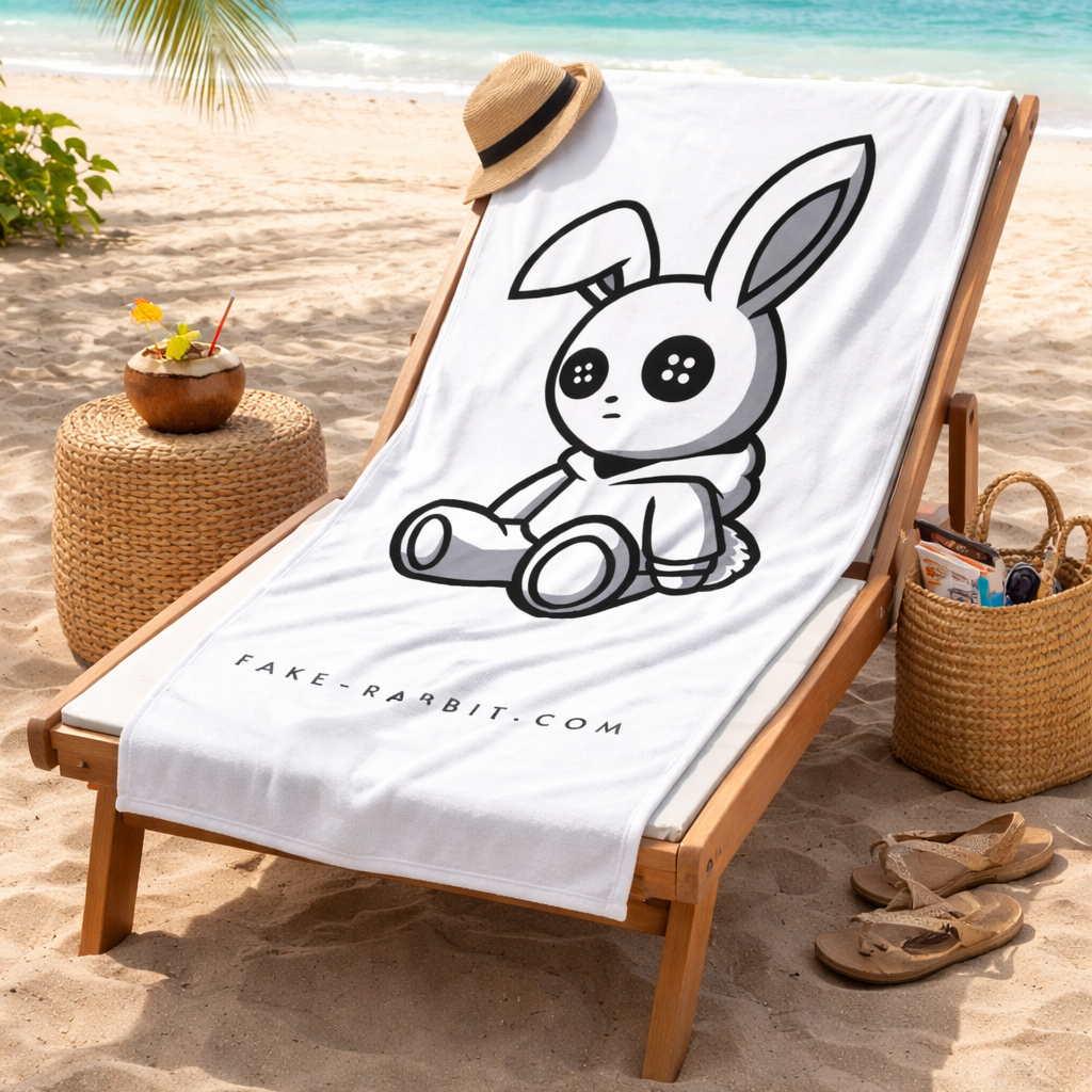 Alternative view of Fake Rabbit Handtuch