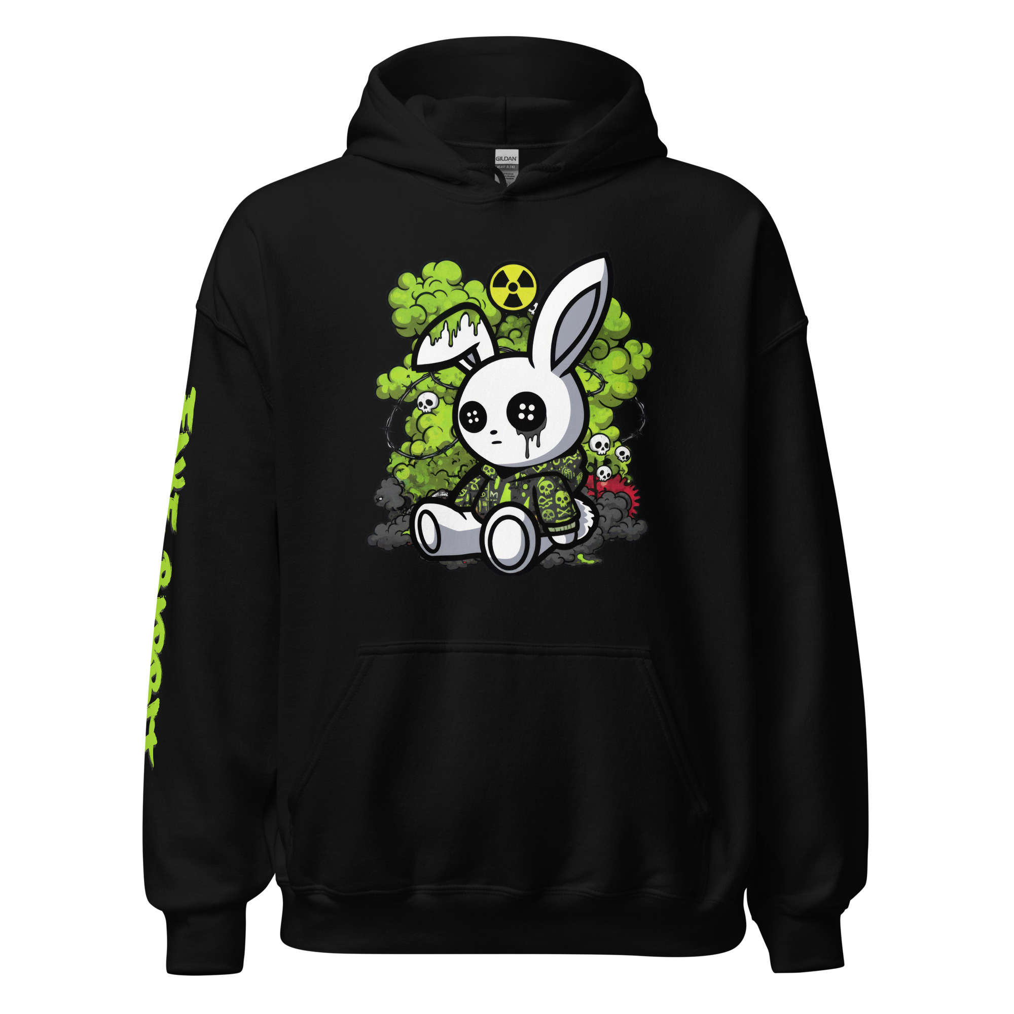 Fake Rabbit Hoodie - Radioactive Rabbit