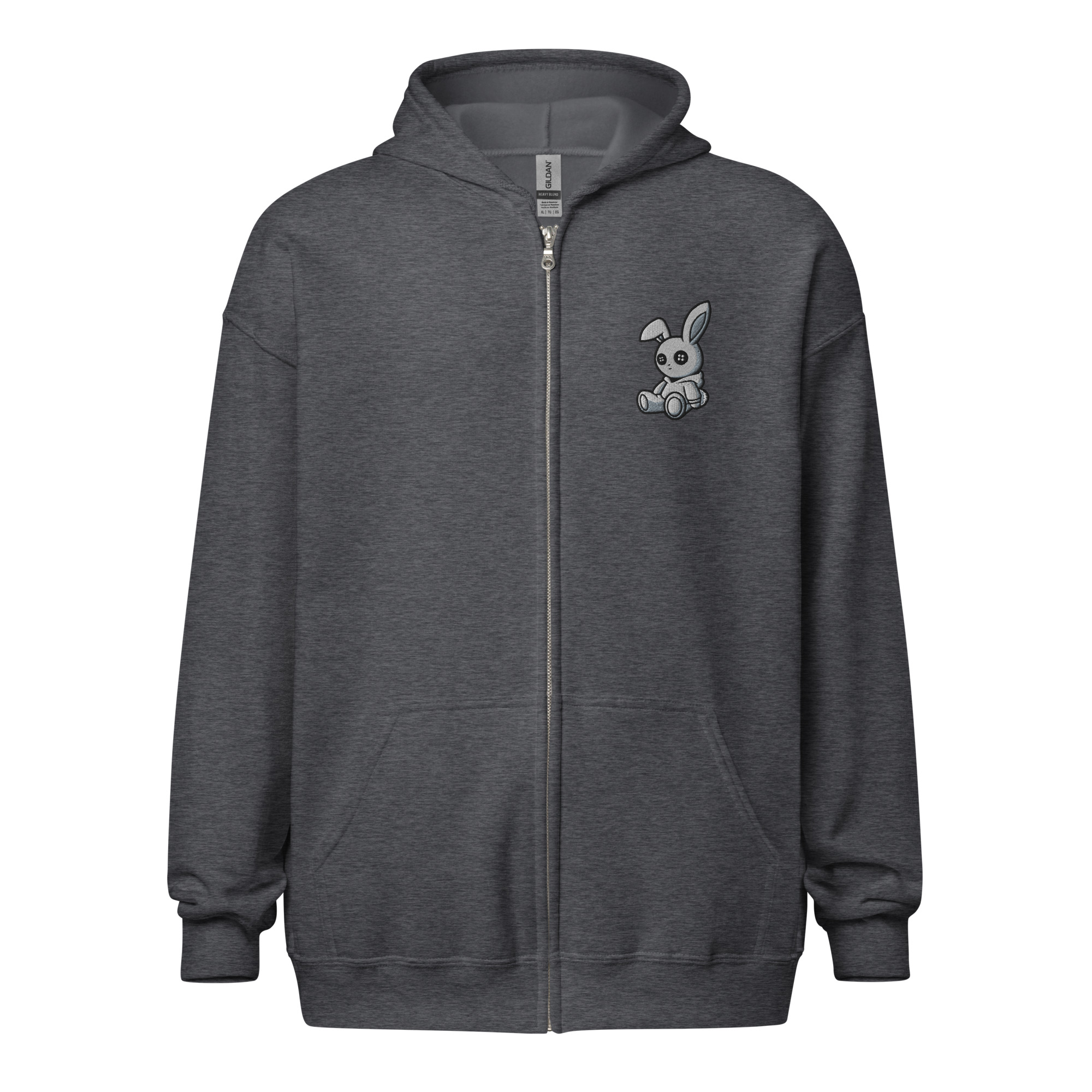 Alternative view of Fake Rabbit - Classic Zip-Hoodie (Stick Edition)