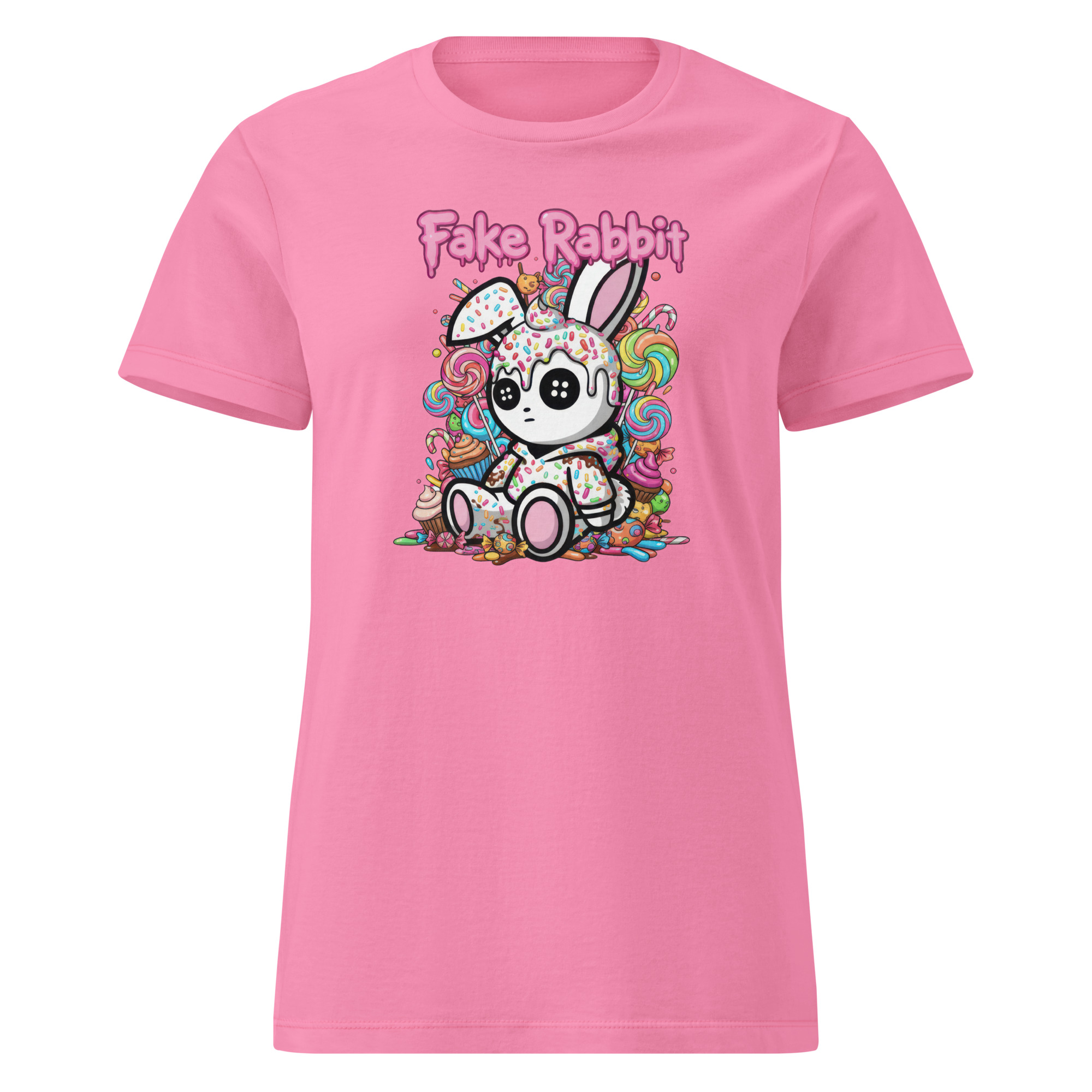 Alternative view of Fake Rabbit Damen T-Shirt – Candy Rabbit