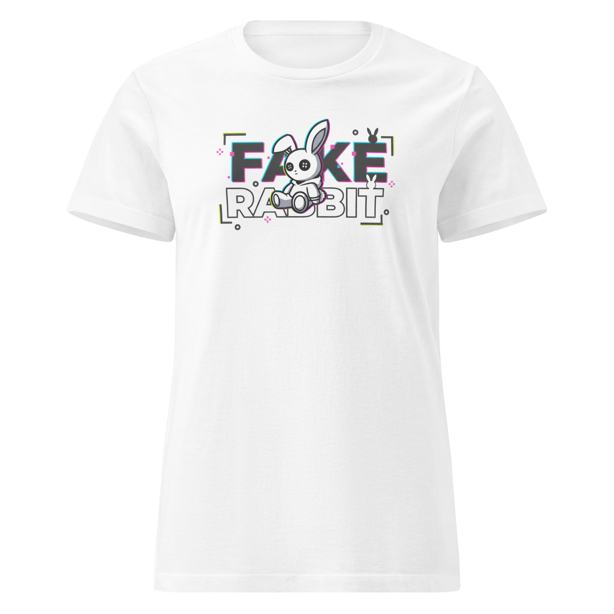 Alternative view of Fake Rabbit Damen T-Shirt – Turn it up Rabbit