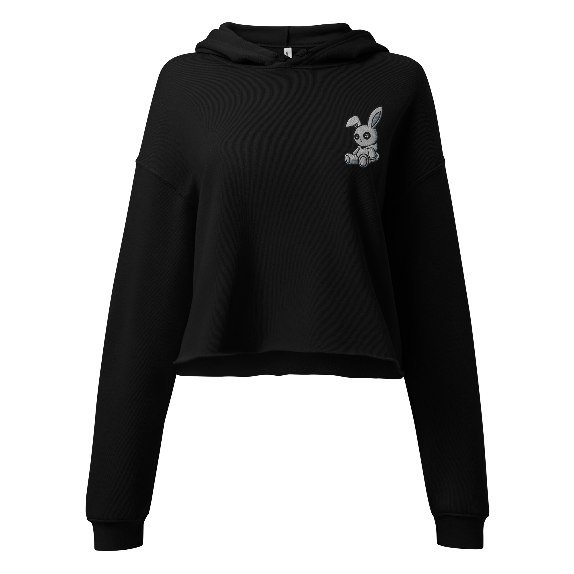 Fake Rabbit Premium Cropped Hoodie