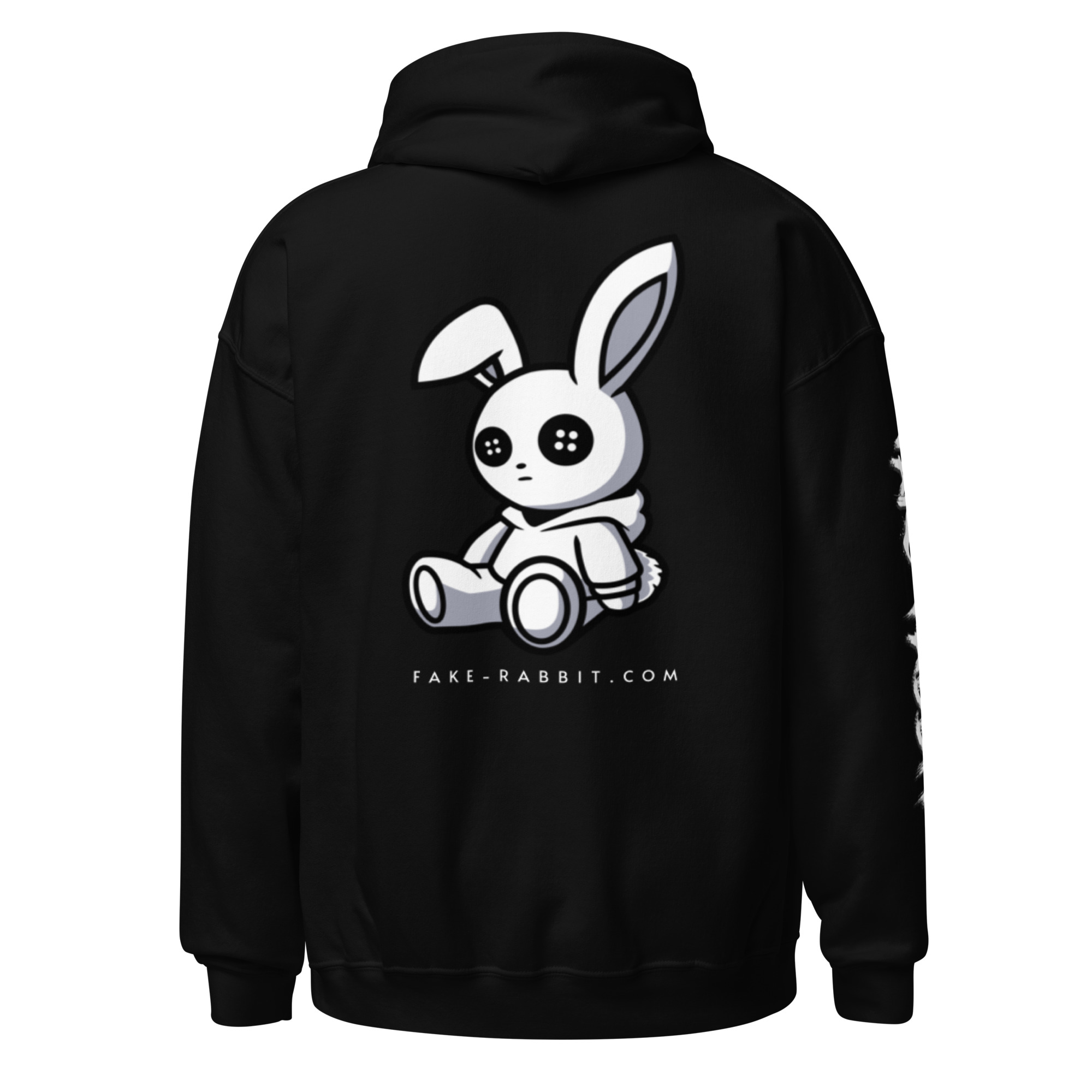Alternative view of Fake Rabbit Classic Hoodie - THE BIG ONE
