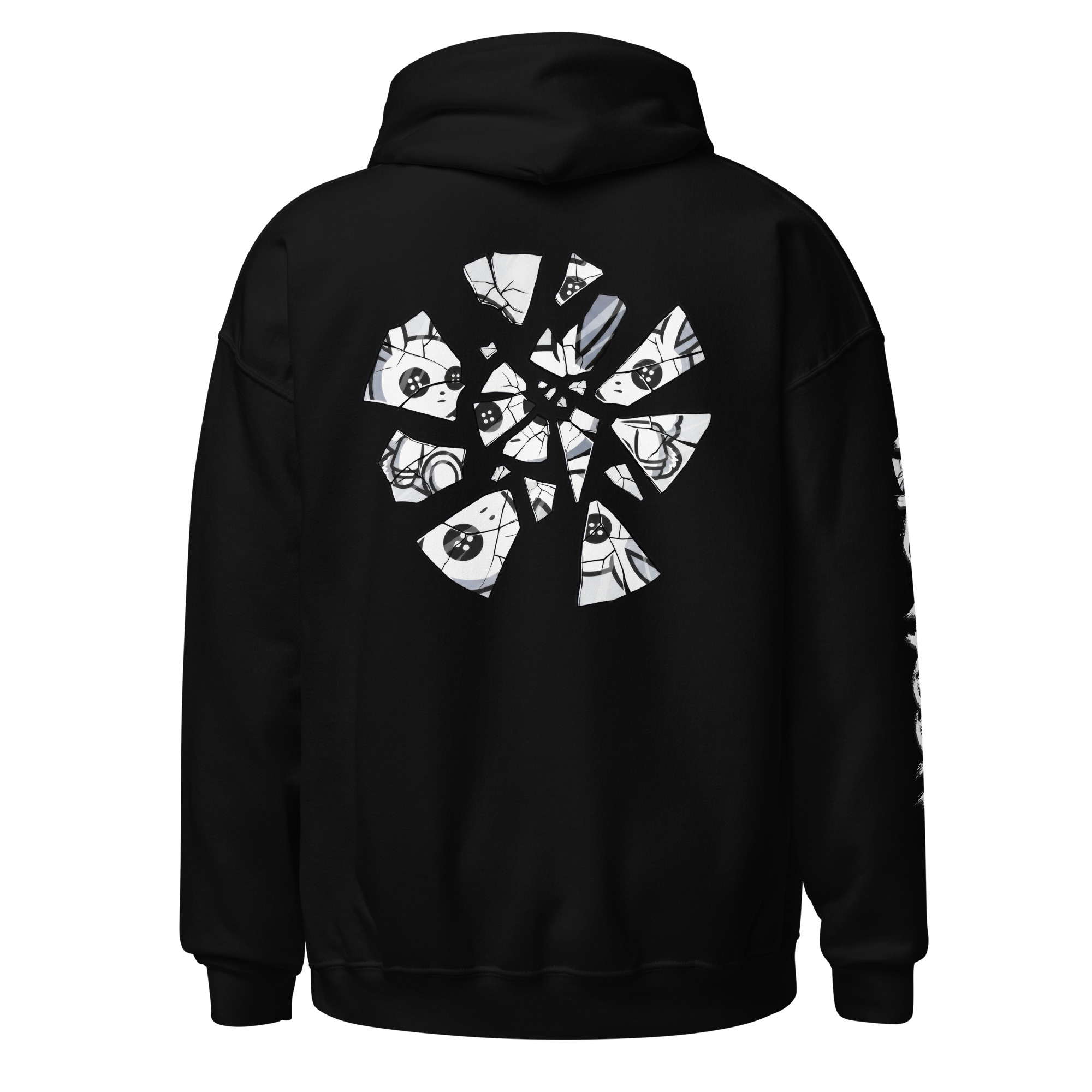 Alternative view of Fake Rabbit Hoodie - Shattered Rabbit