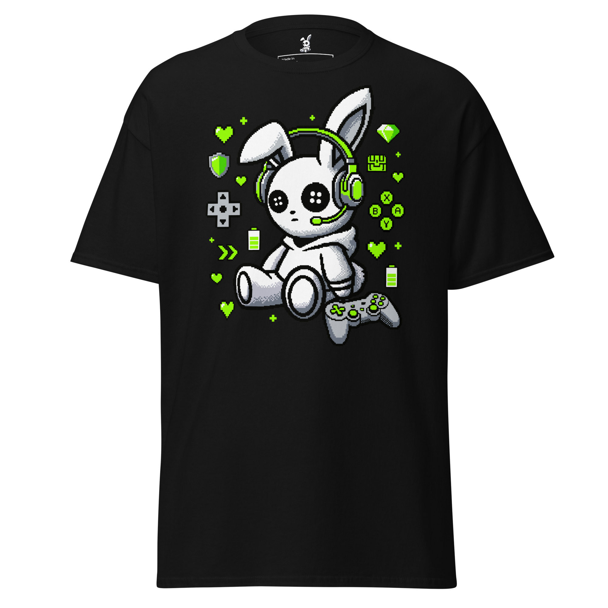 Fake Rabbit T-Shirt - Retro Gaming Rabbit