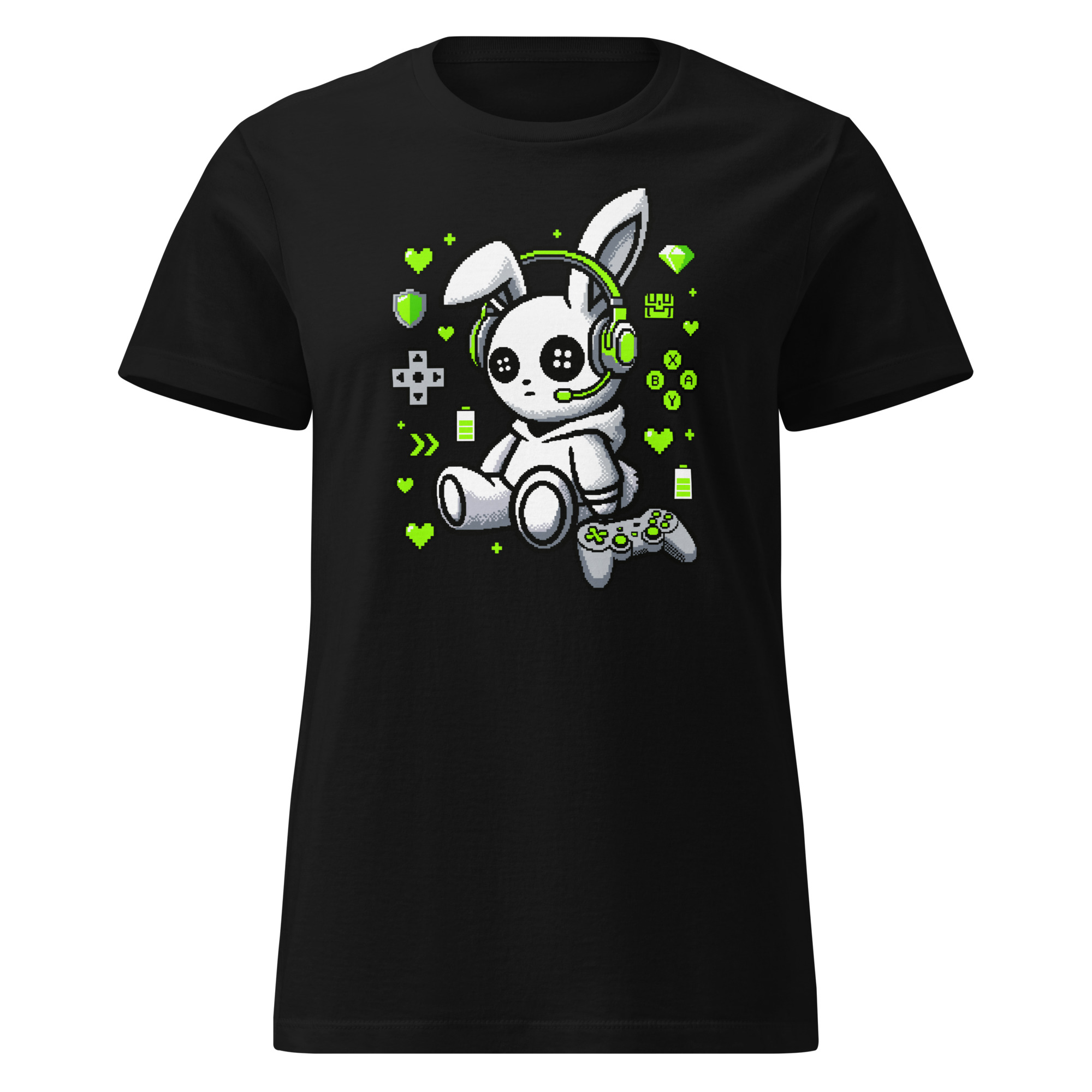 Fake Rabbit Damen T-Shirt - Retro Gaming Rabbit