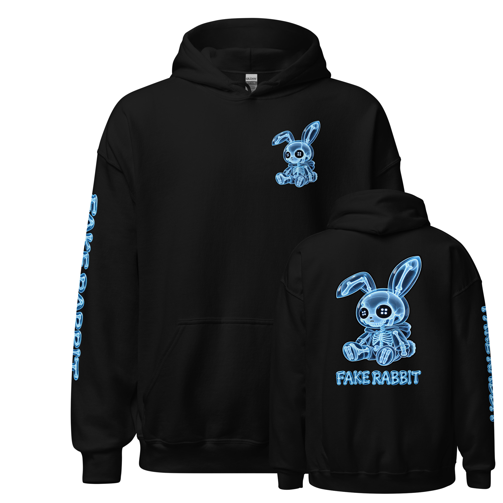 Fake Rabbit Hoodie - X-Ray Rabbit