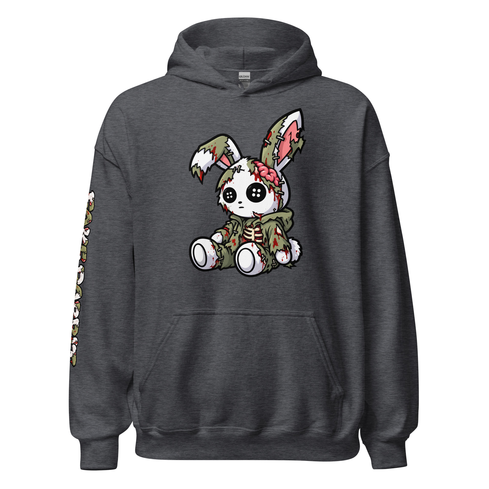 Alternative view of Fake Rabbit Hoodie - Zombie Rabbit