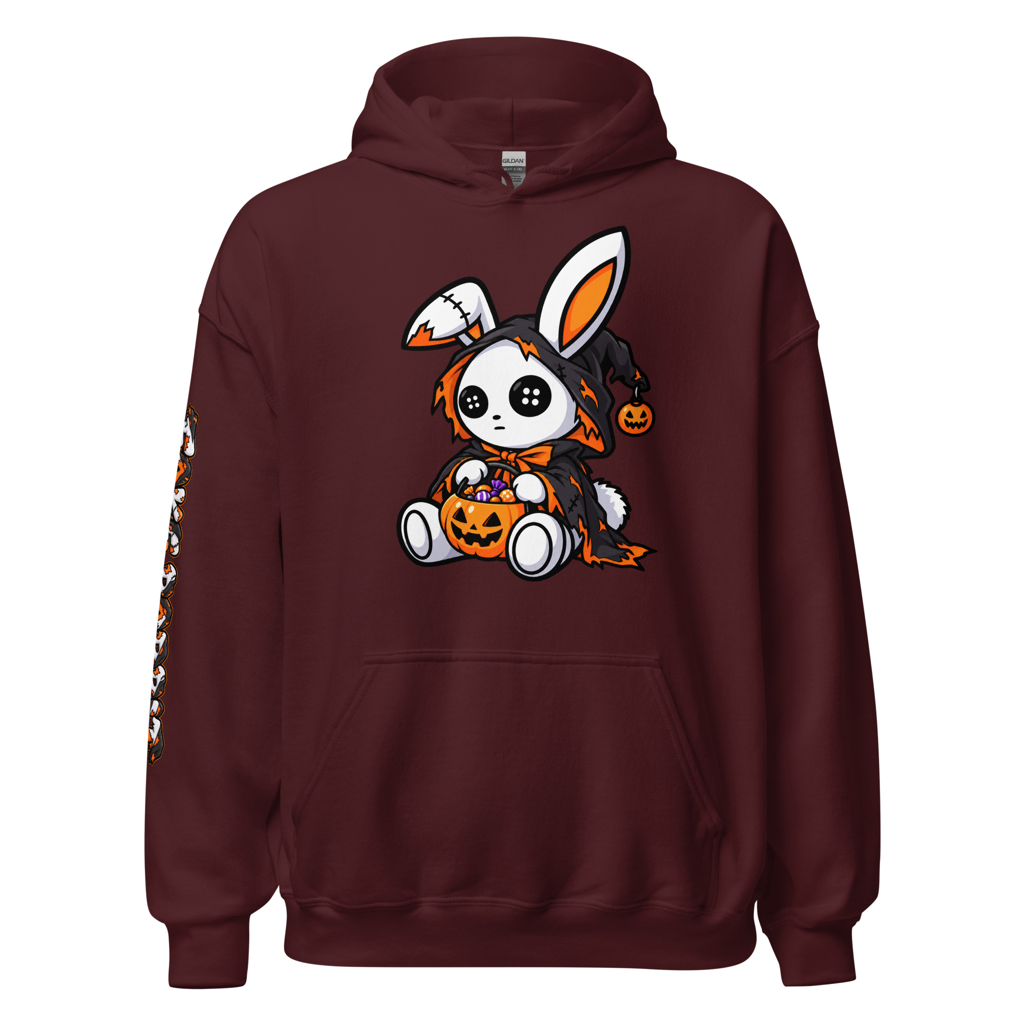 Alternative view of Fake Rabbit Hoodie - Halloween Rabbit