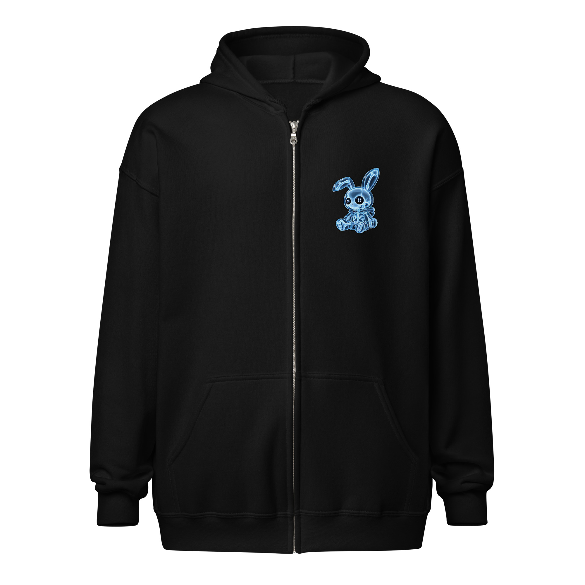 Alternative view of Fake Rabbit Zip-Hoodie - X-Ray Rabbit