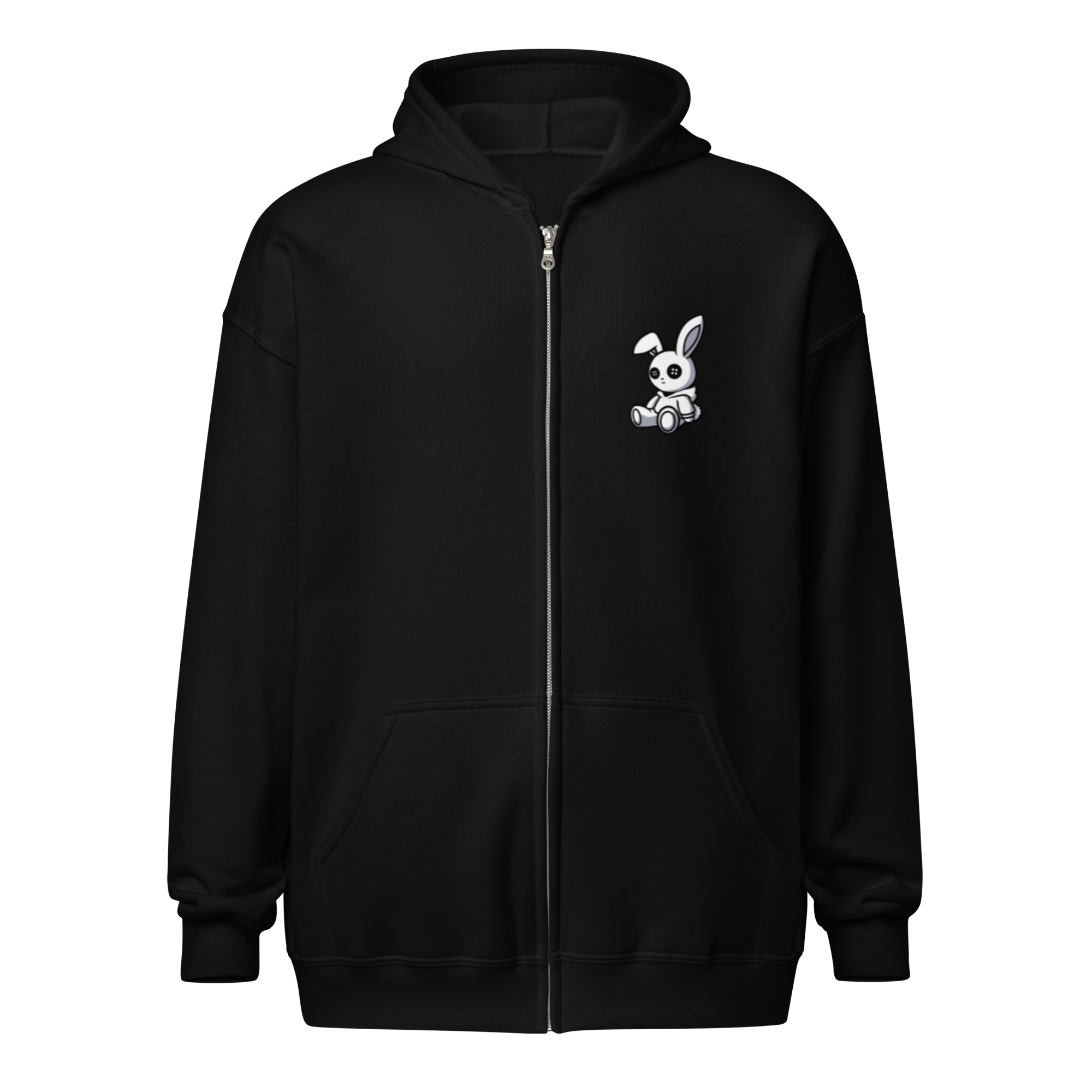 Alternative view of Fake Rabbit Classic Zip-Hoodie - THE BIG ONE