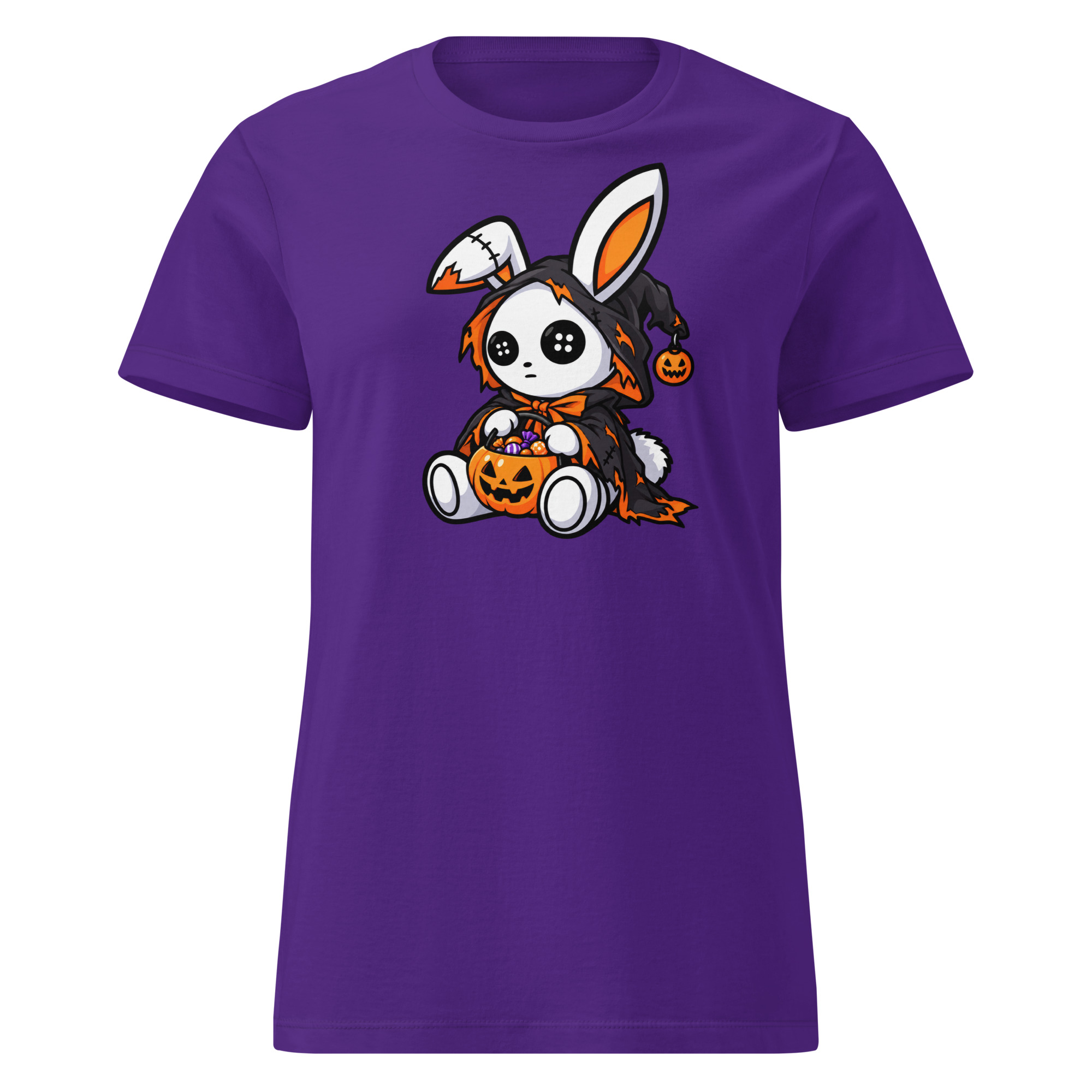Alternative view of Fake Rabbit Damen T-Shirt - Halloween Rabbit