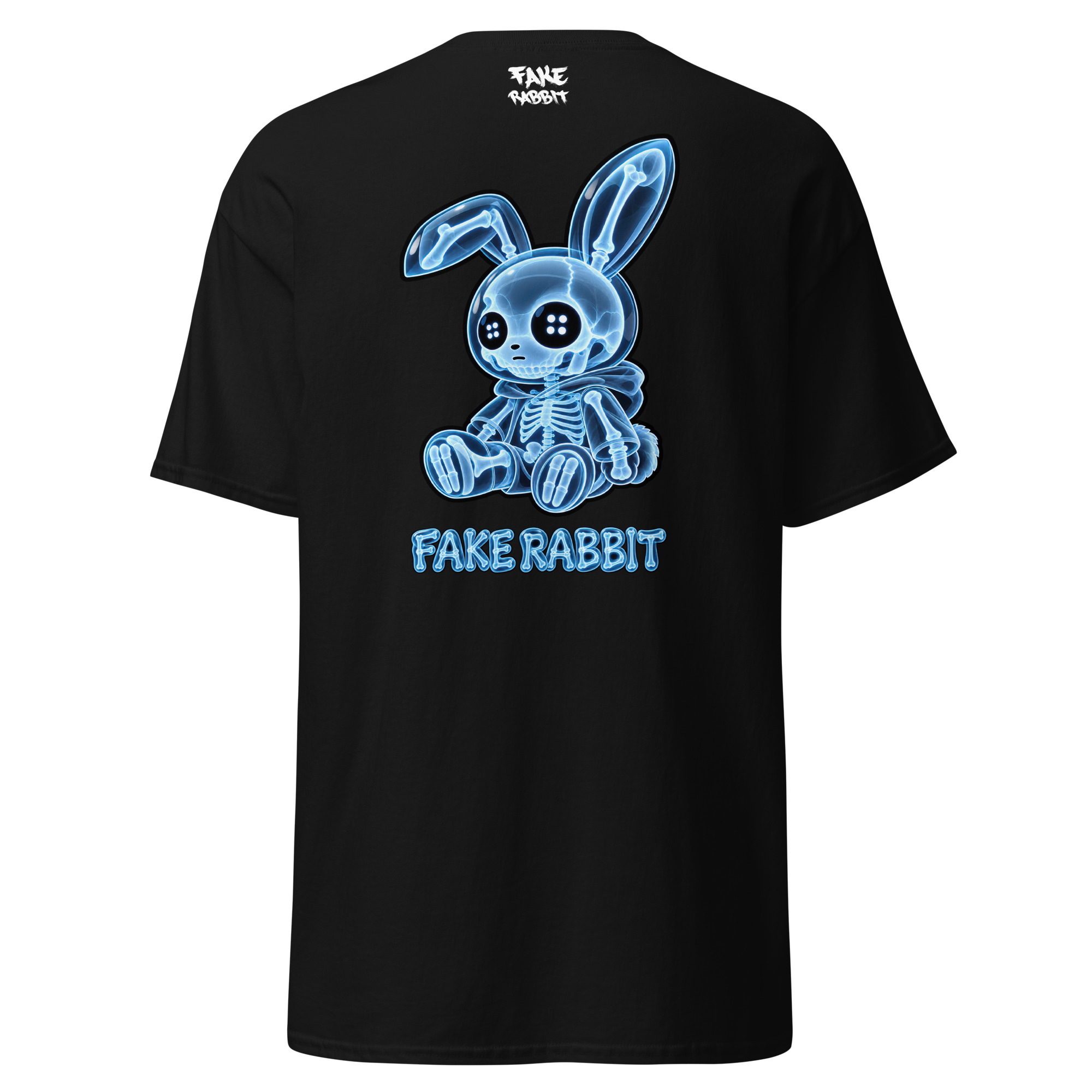 Alternative view of Fake Rabbit Hoodie - X-Ray Rabbit (Backprint)