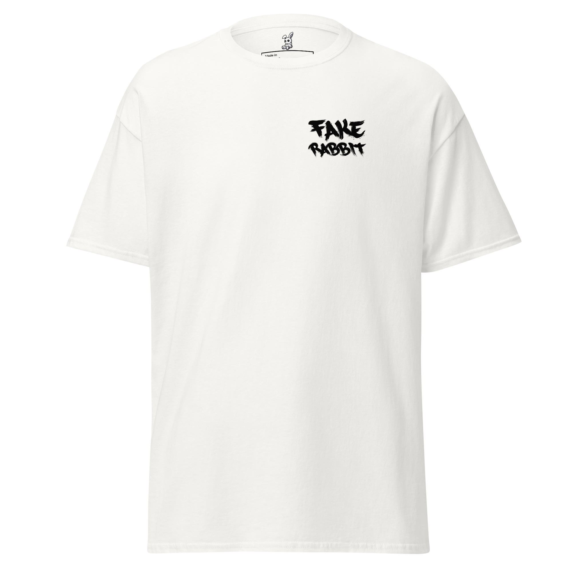 Fake Rabbit Classic T-Shirt - THE BIG ONE - Weiß, 2XL