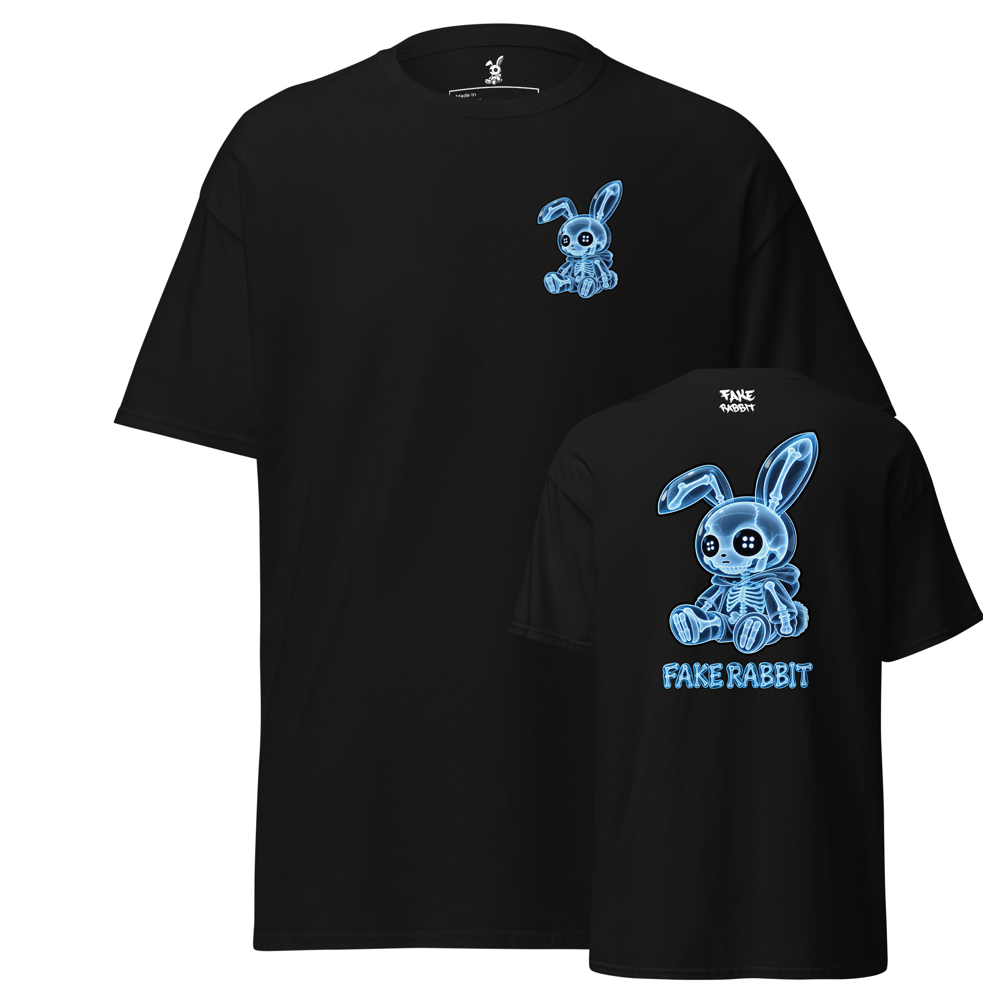 Fake Rabbit Hoodie - X-Ray Rabbit (Backprint)